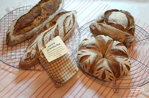 pane di lenticchie centrale