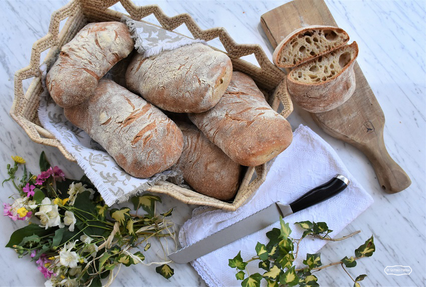 CIABATTE CON SEMOLA INTEGRALE SENATORE CAPPELLI