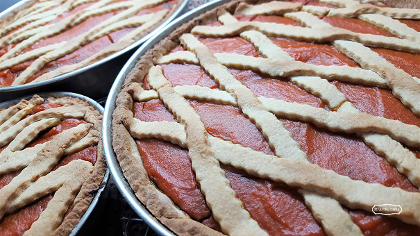 crostata di zucca e cioccolato