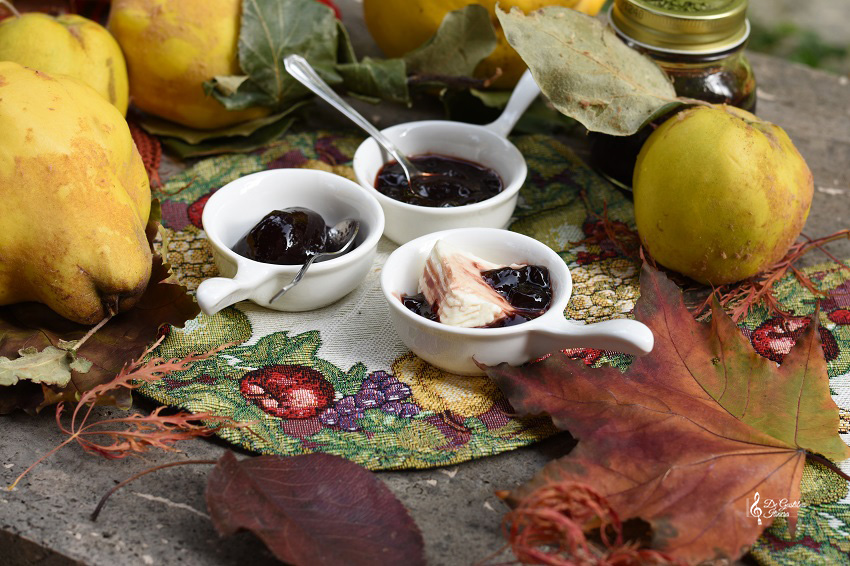 gelatina speziata di cotogne al vino rosso