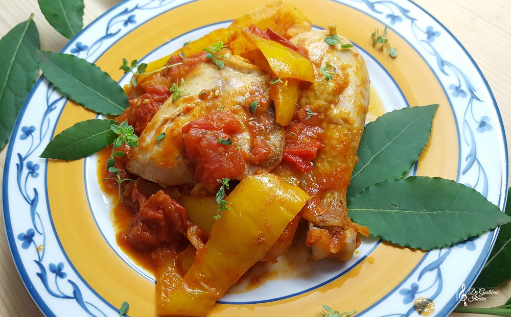 pollo con i peperoni della Sora Lella